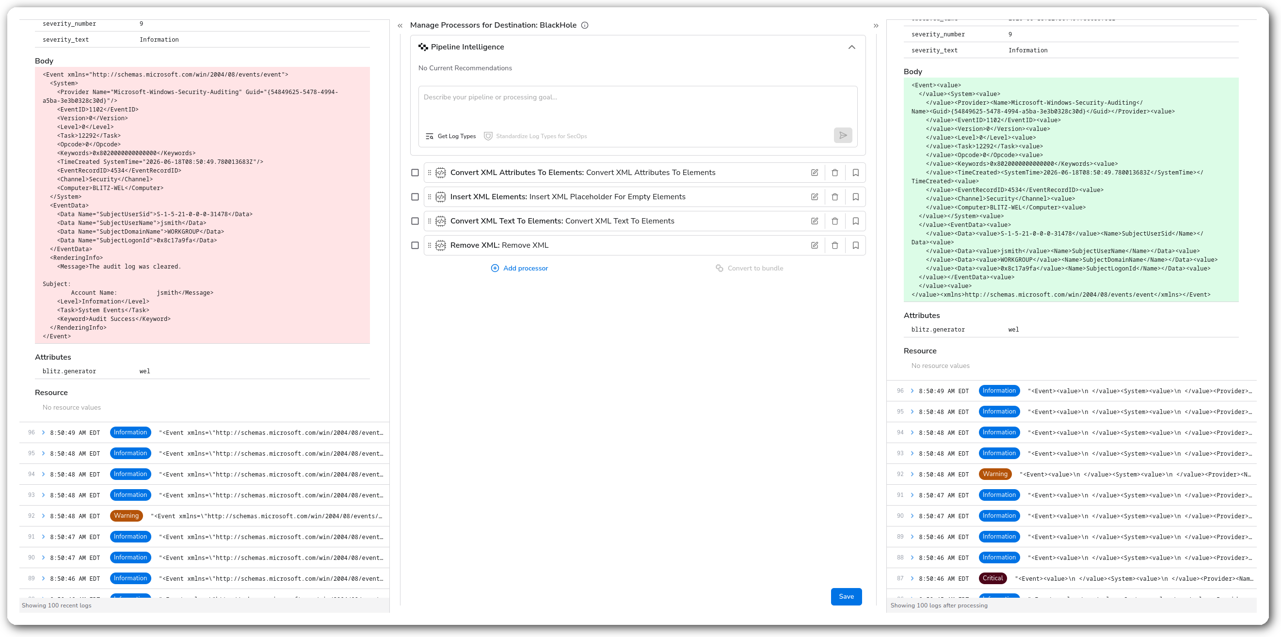 Bindplane docs - Remove XML - image 2