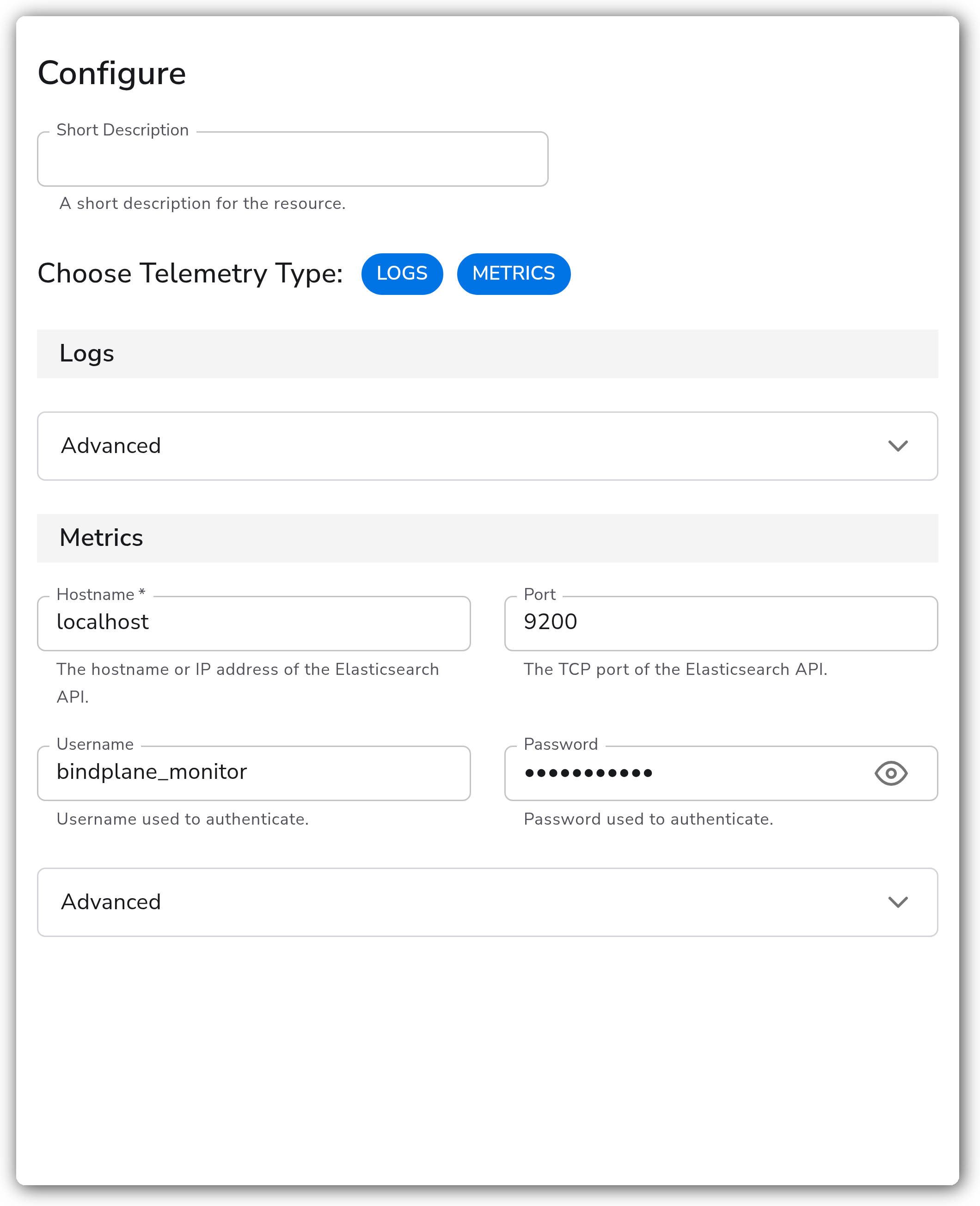 Bindplane docs - Elasticsearch - image 1