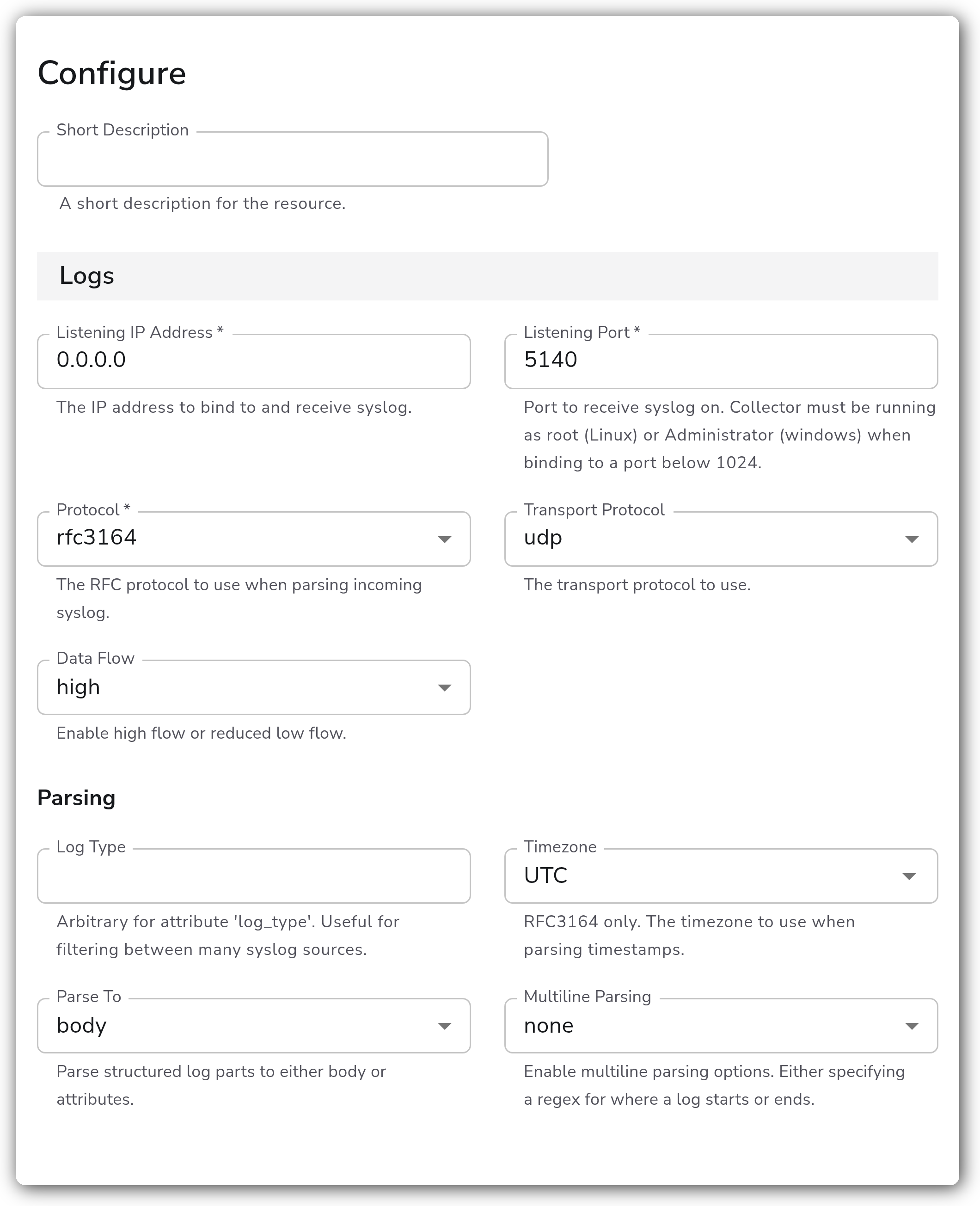 Bindplane docs - Syslog - image 1