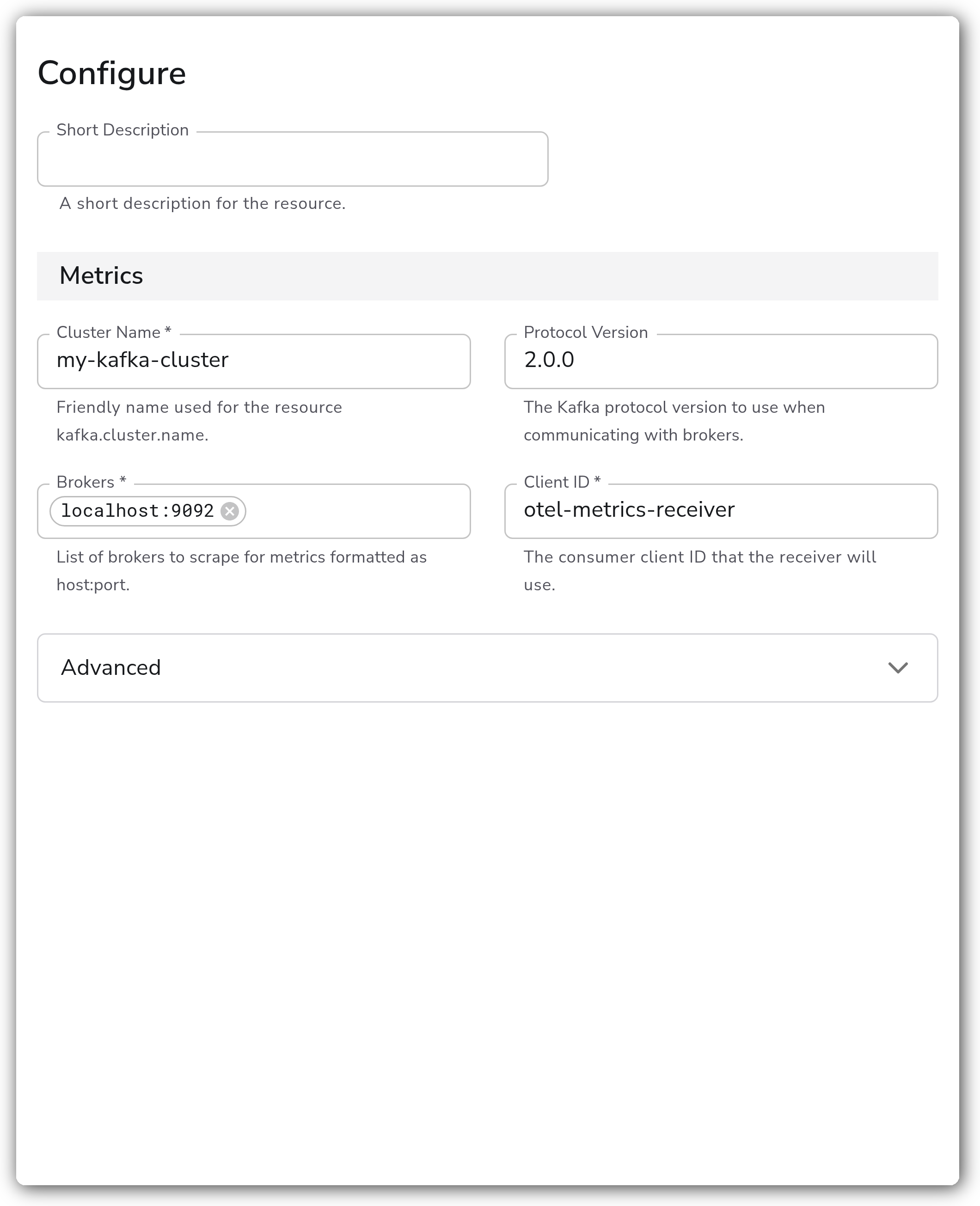 Bindplane docs - Kafka Cluster - image 1