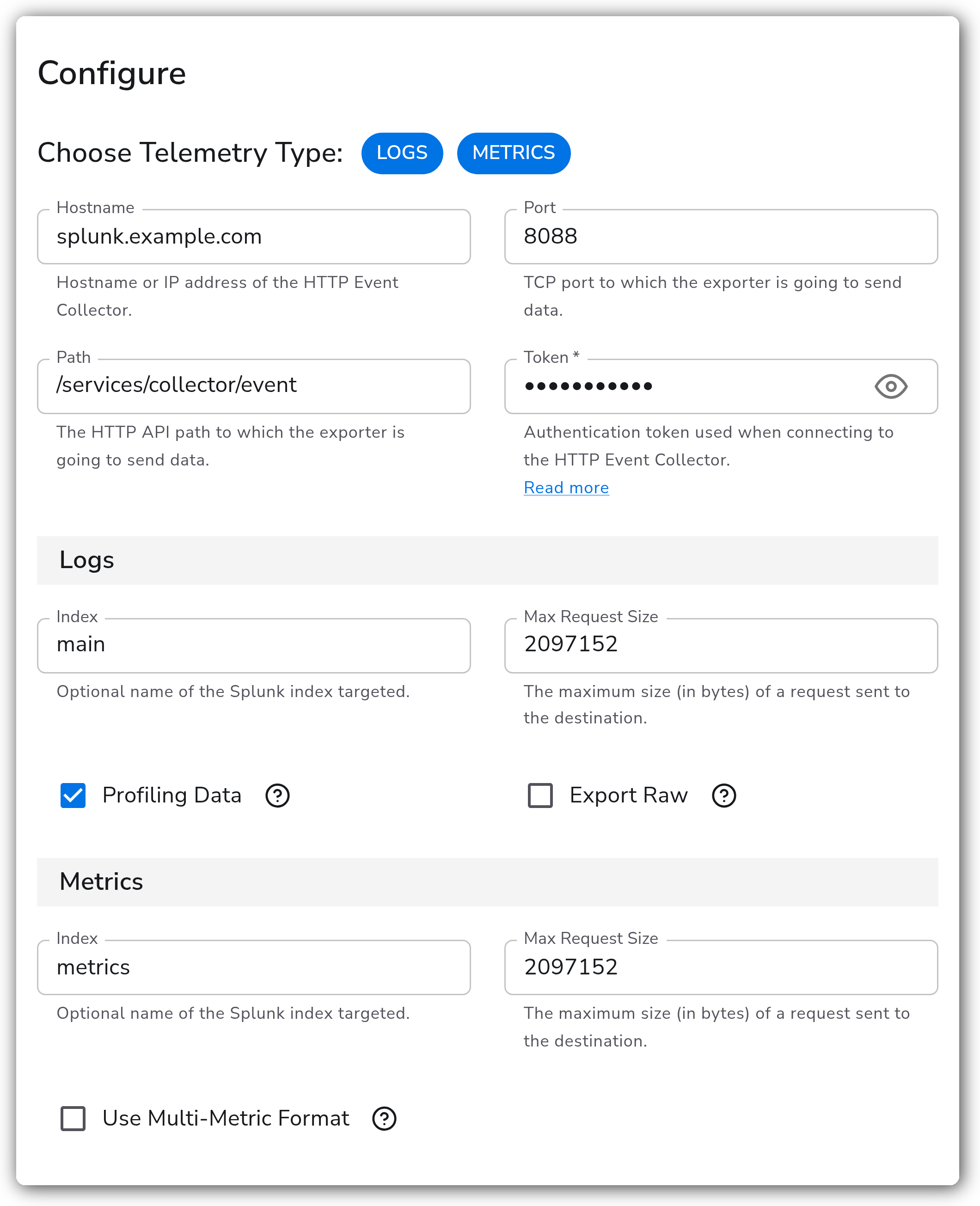 Bindplane docs - Splunk (HEC) - image 1