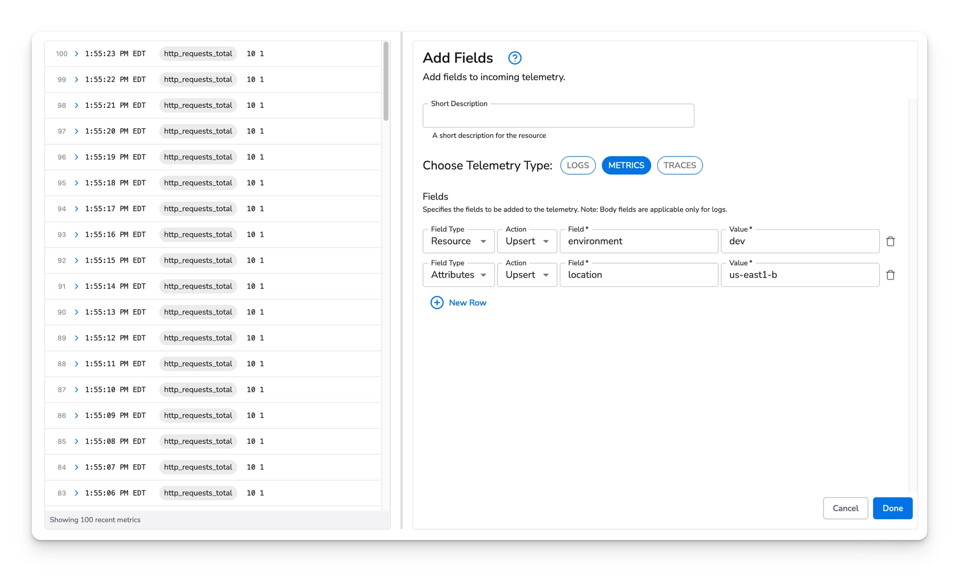 Bindplane docs - Add Fields - image 1