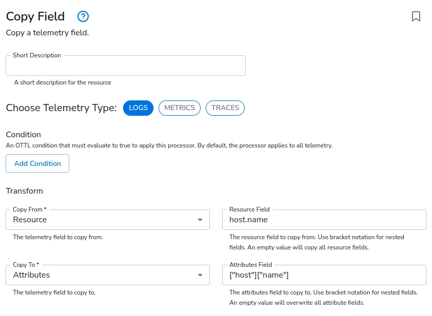Bindplane docs - Copy Field - image 2