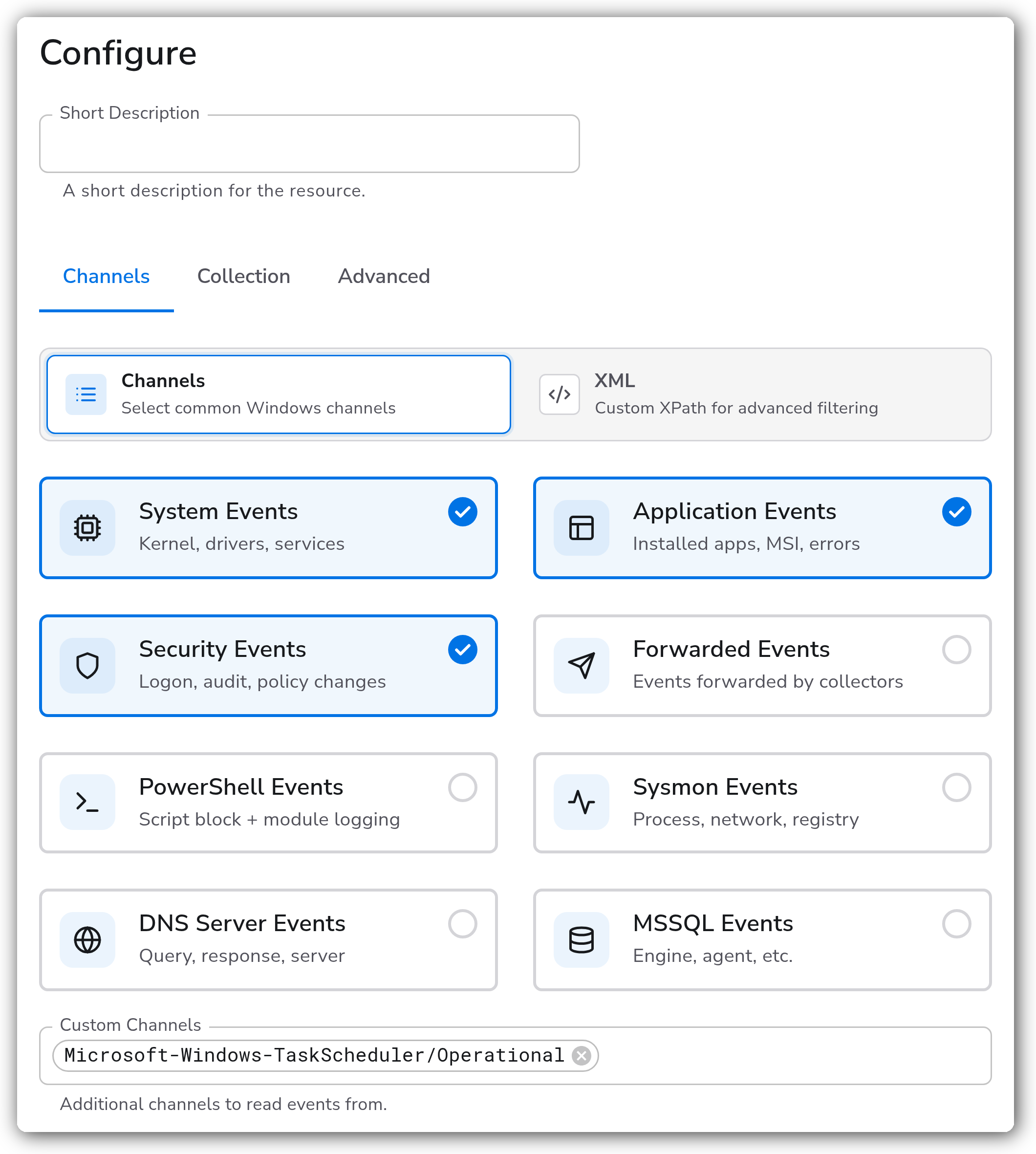 Bindplane docs - Windows Events - image 1