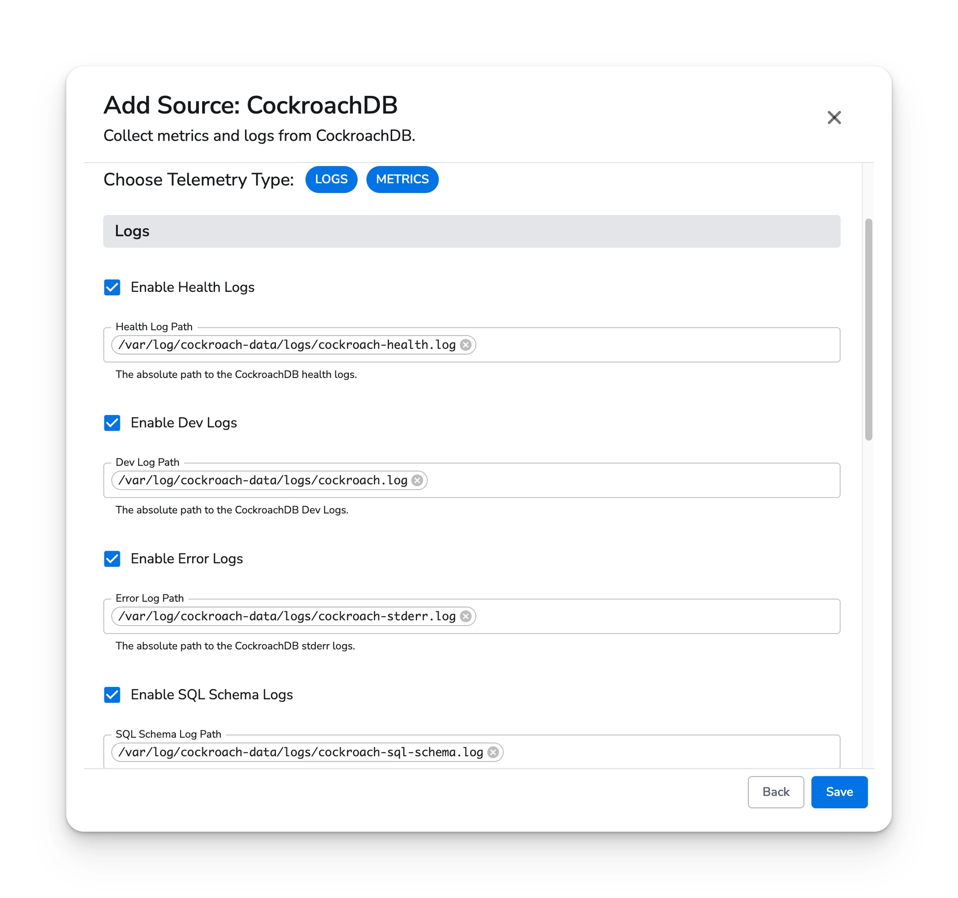Bindplane docs - CockroachDB - image 1