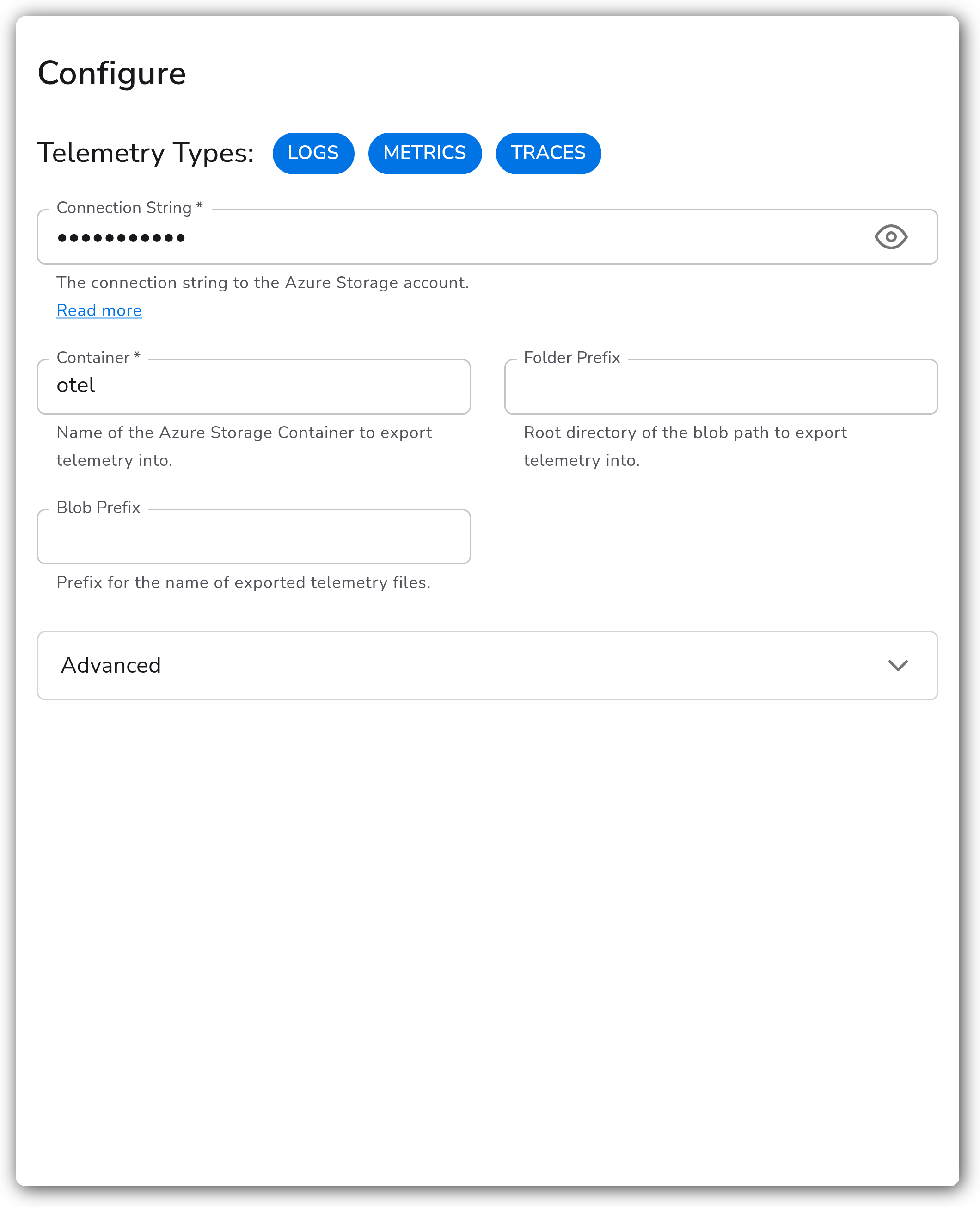 Bindplane docs - Azure Blob Storage - image 1