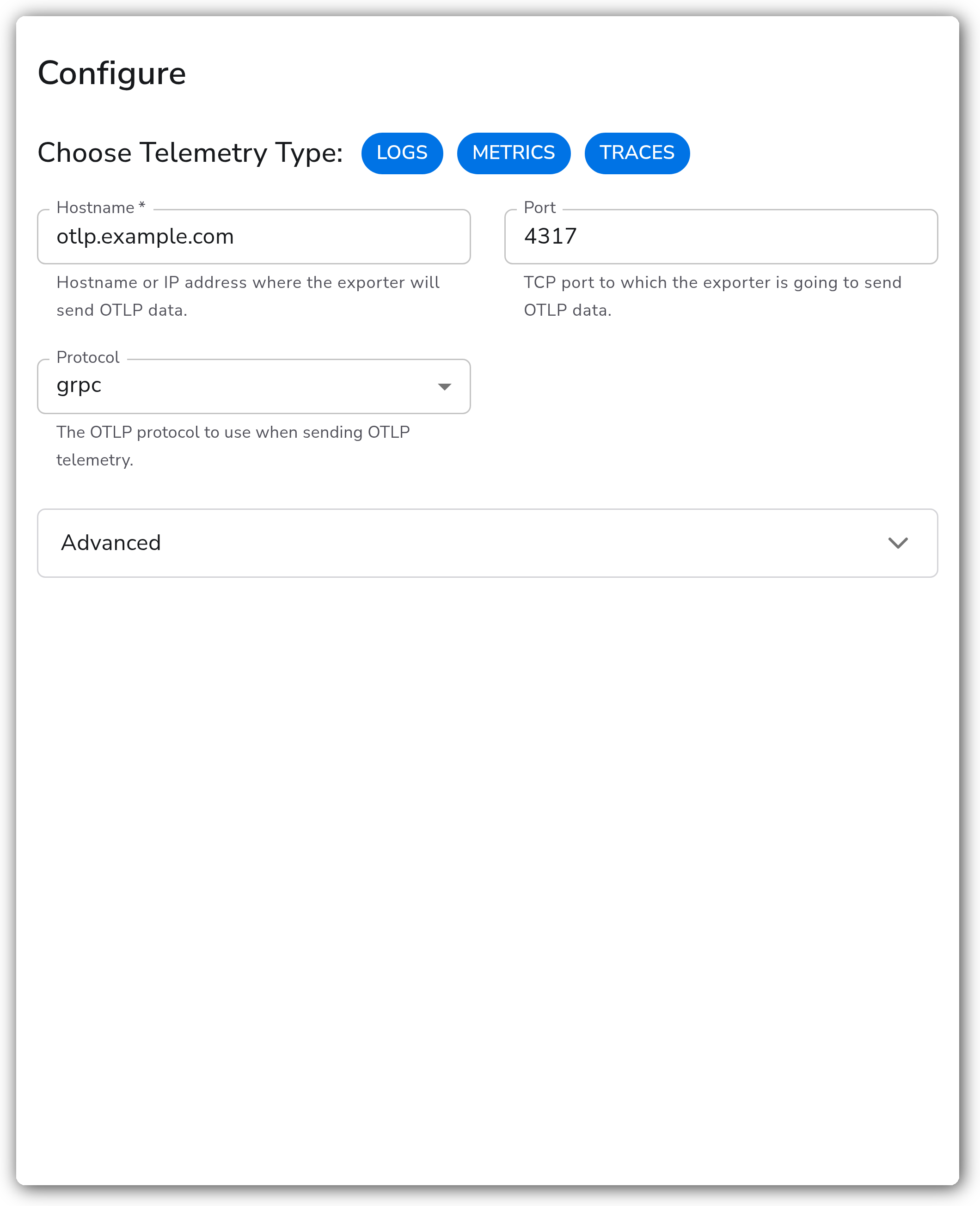 Bindplane docs - OpenTelemetry (OTLP) - image 1