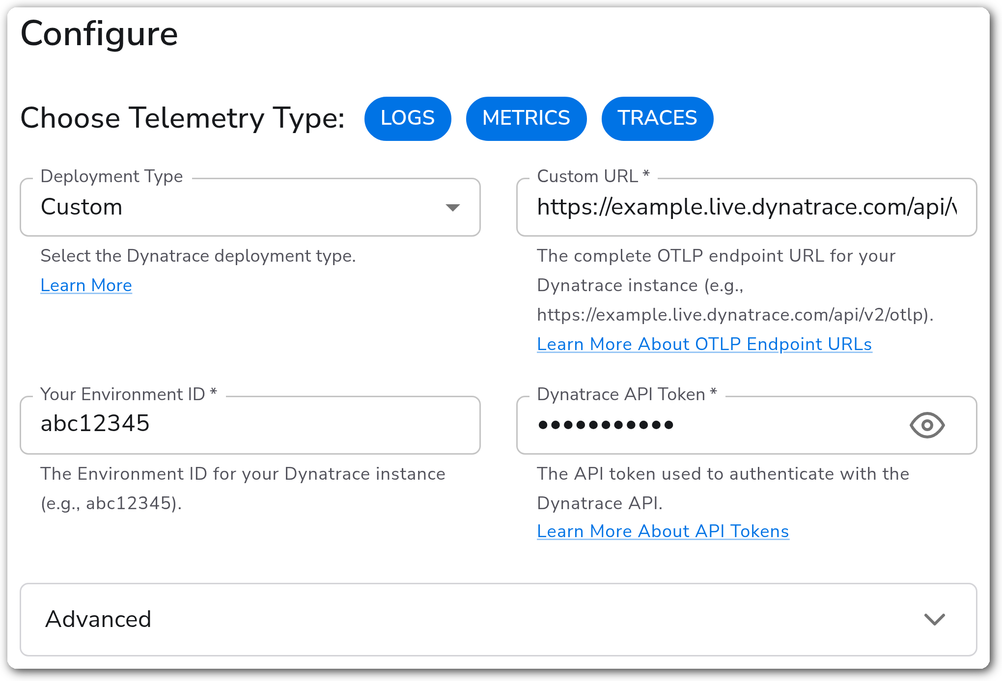 Bindplane docs - Dynatrace - image 2