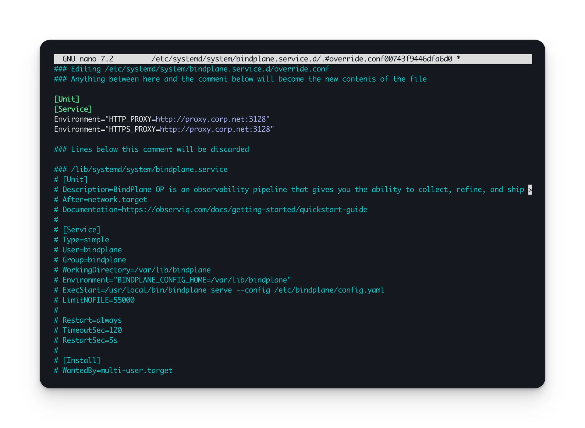 Bindplane docs - Proxy - image 1