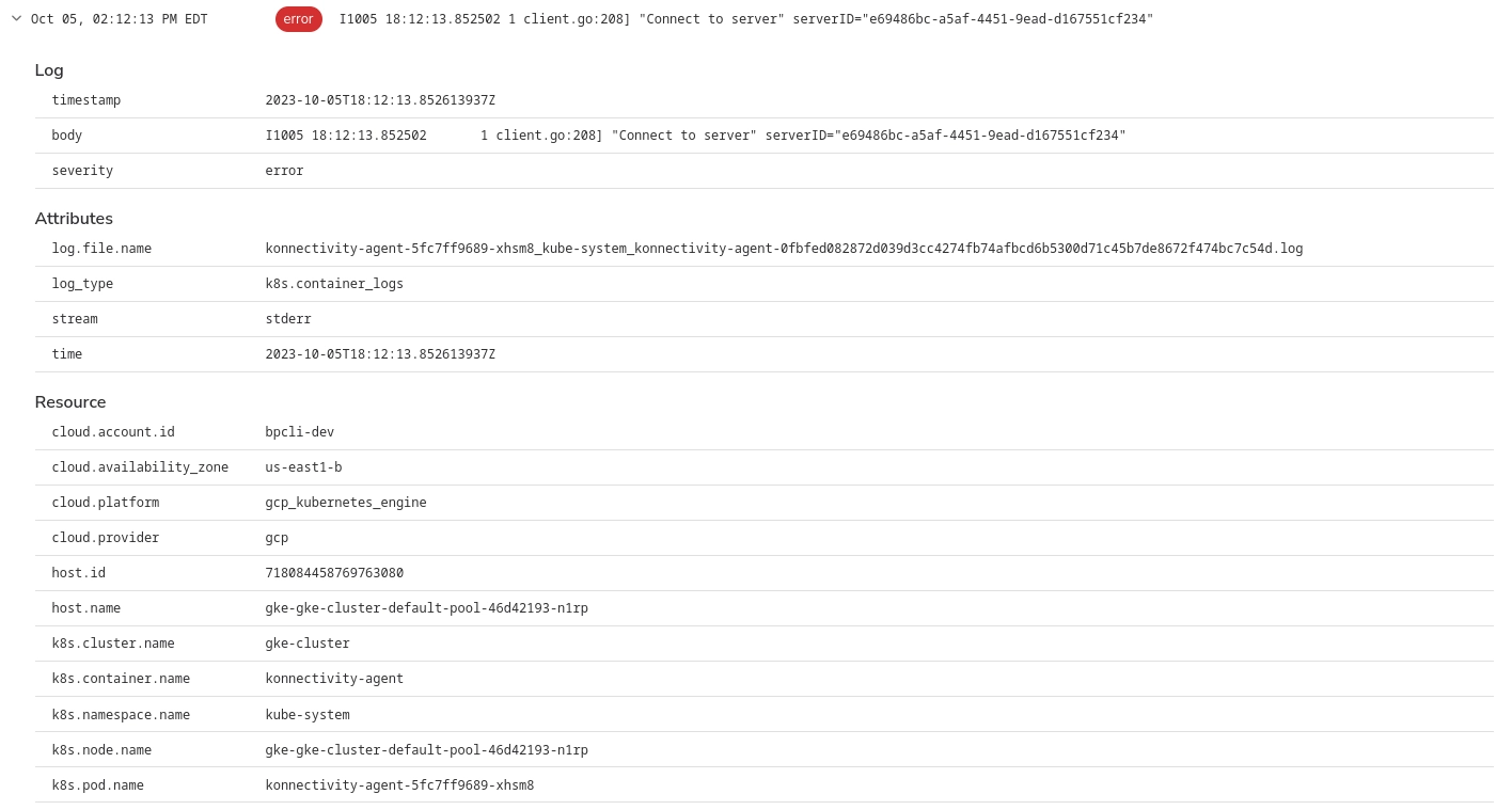 Bindplane docs - Resource Detection - image 8