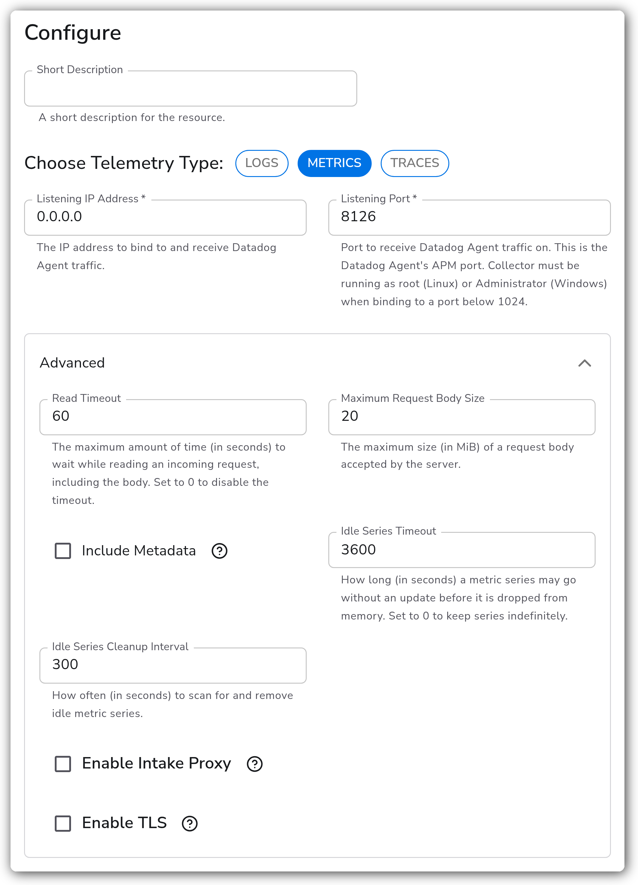 Bindplane docs - Datadog Agent - image 4