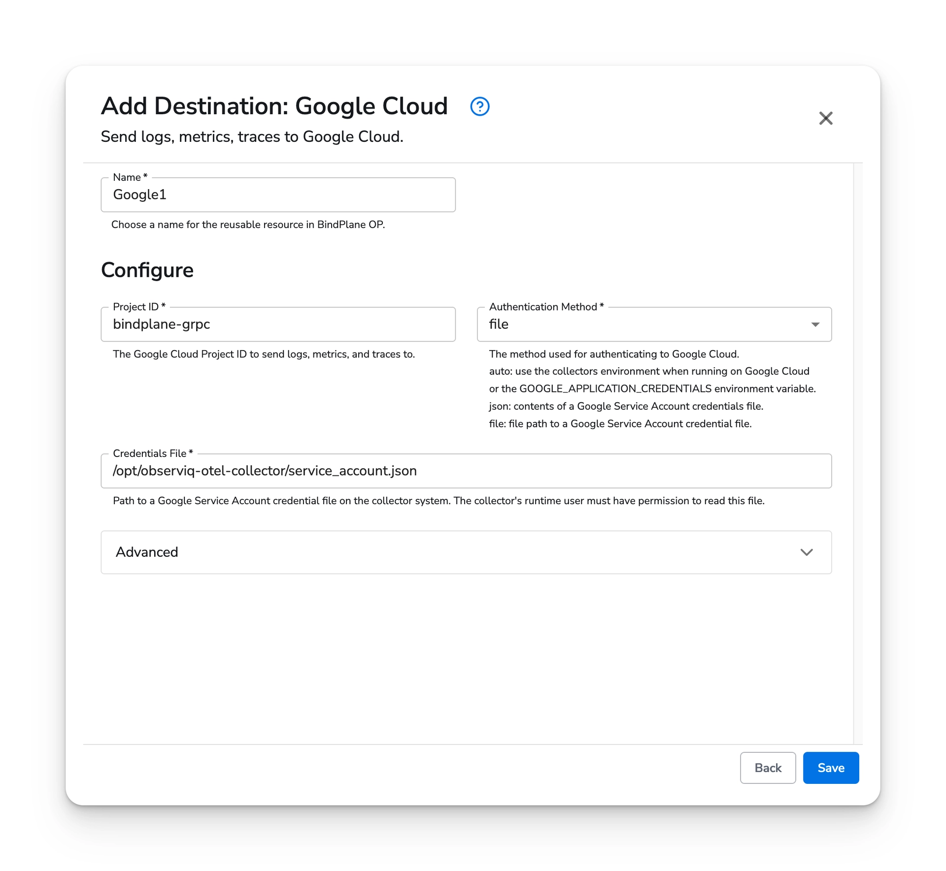 Bindplane docs - Google Cloud - image 3
