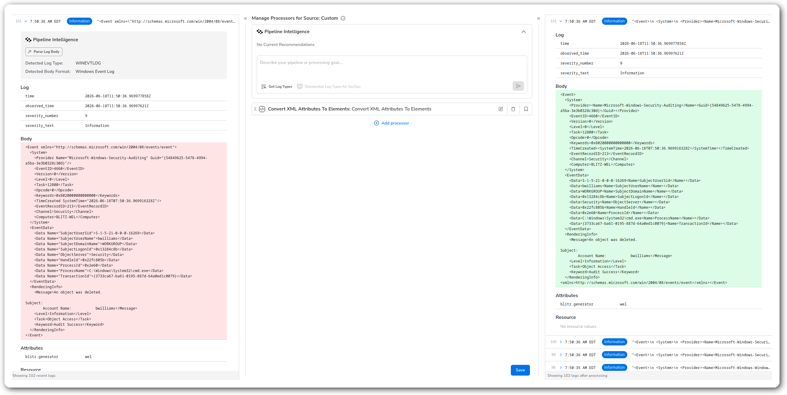 Bindplane docs - Convert XML Attributes To Elements - image 2