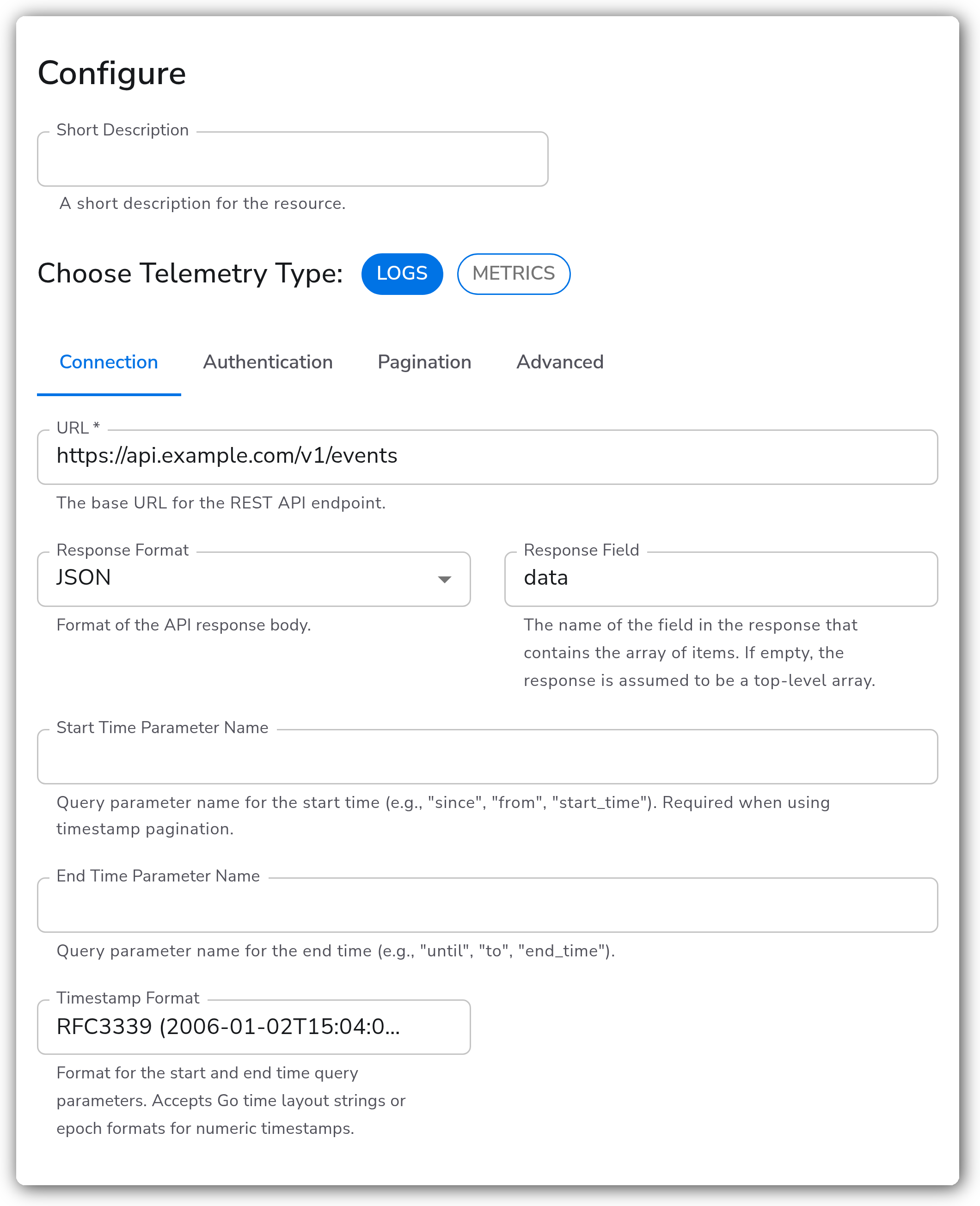 Bindplane docs - Generic REST API - image 1