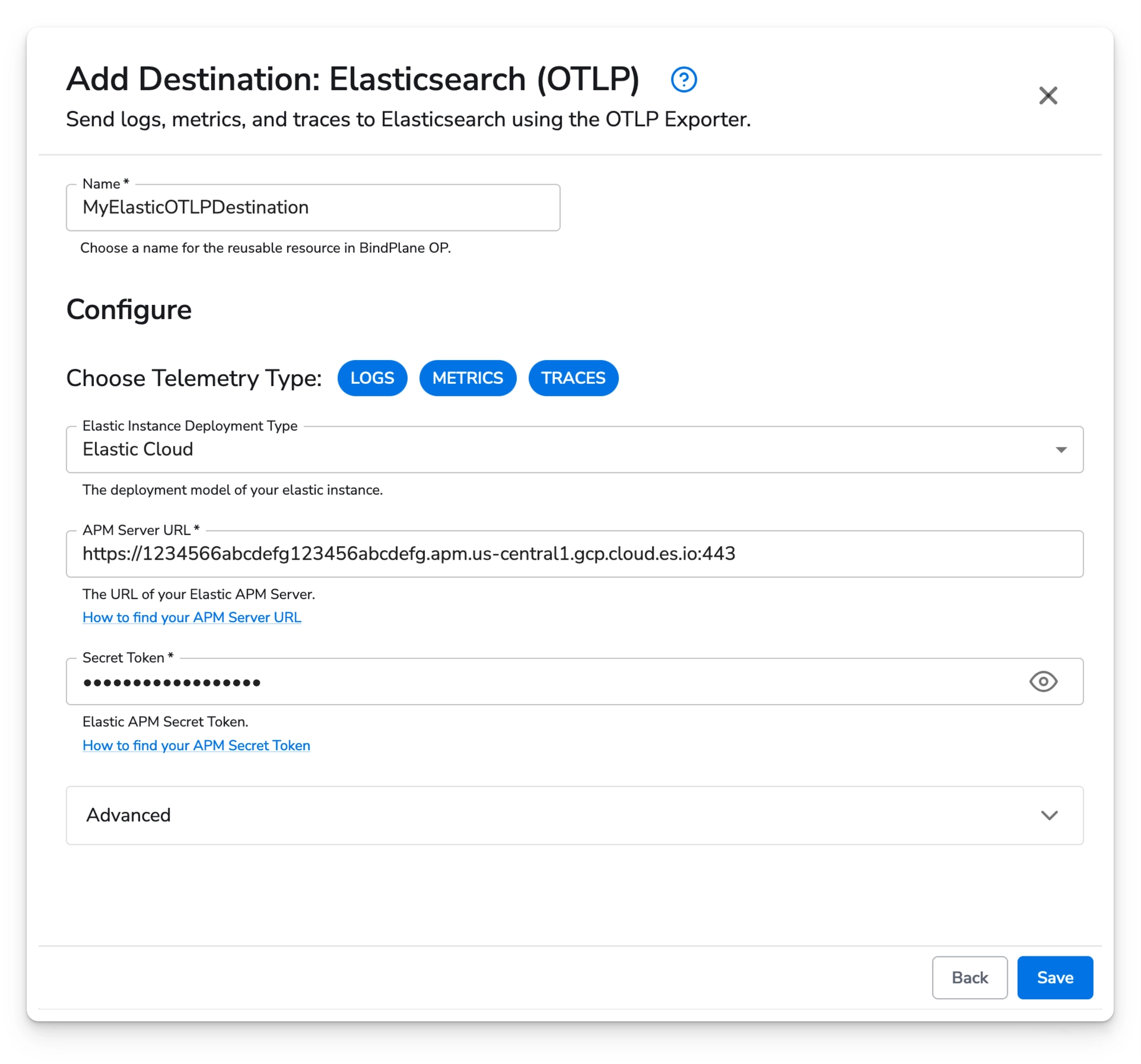 Bindplane docs - Elasticsearch OTLP - image 1
