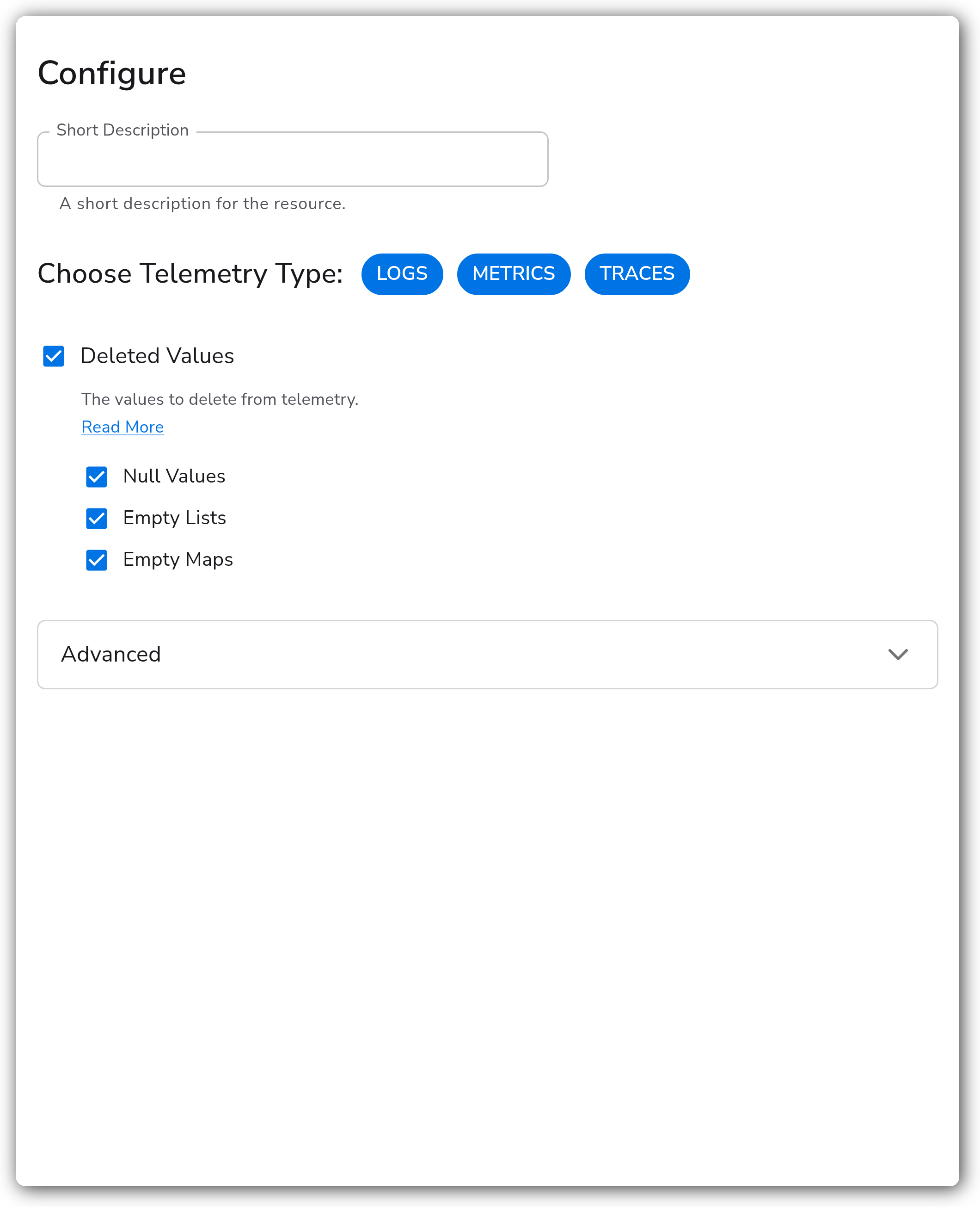 Bindplane docs - Delete Empty Values - image 1