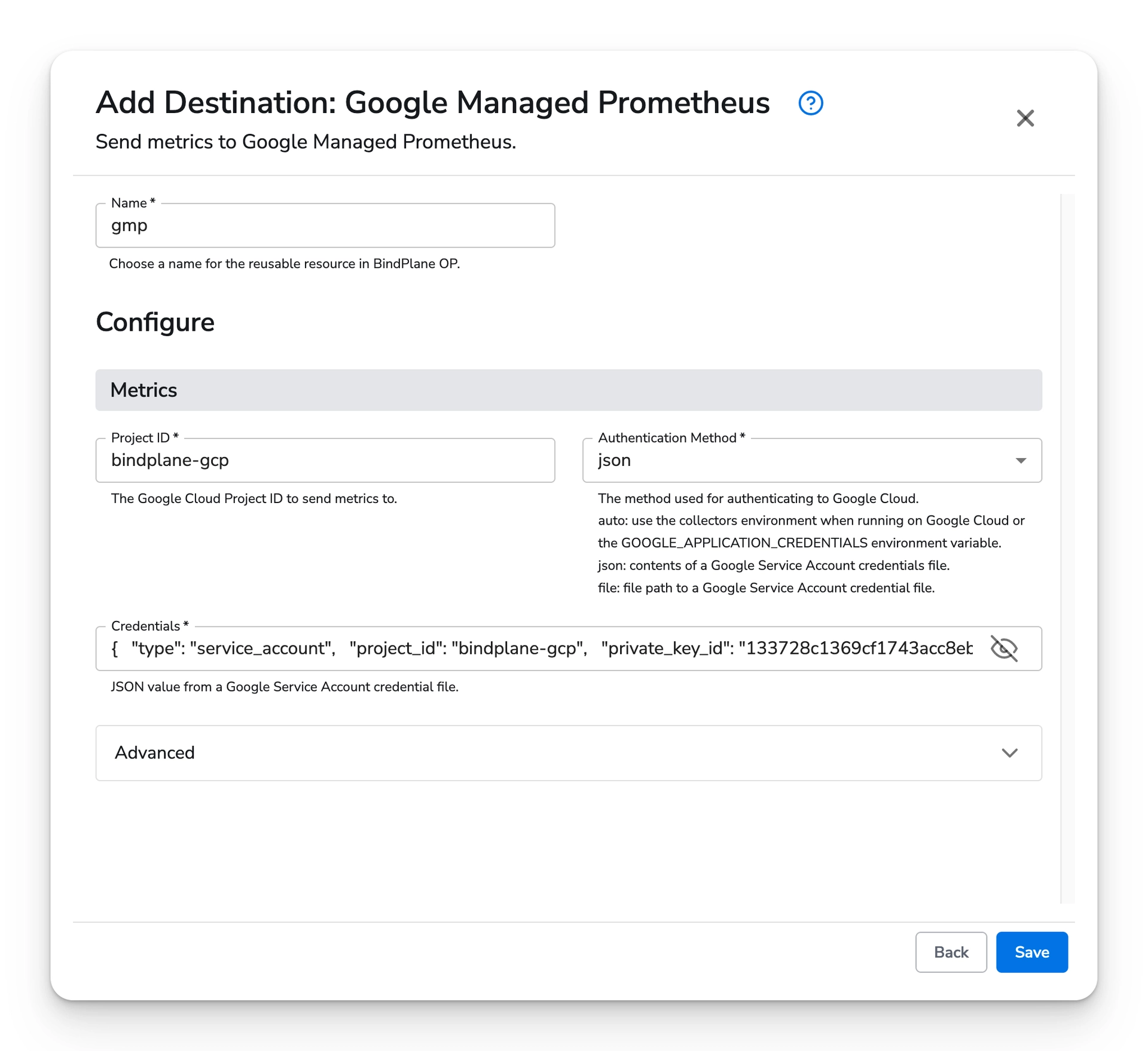 Bindplane docs - Google Cloud Managed Service for Prometheus - image 2