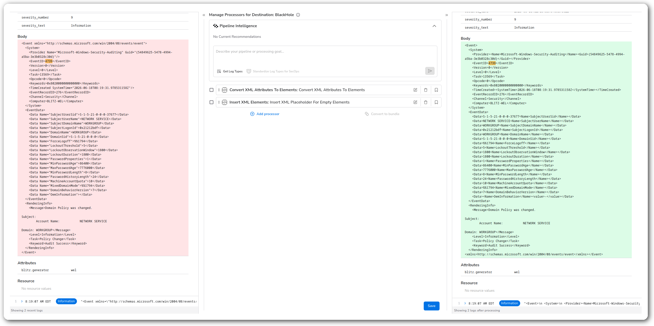 Bindplane docs - Insert XML Elements - image 2