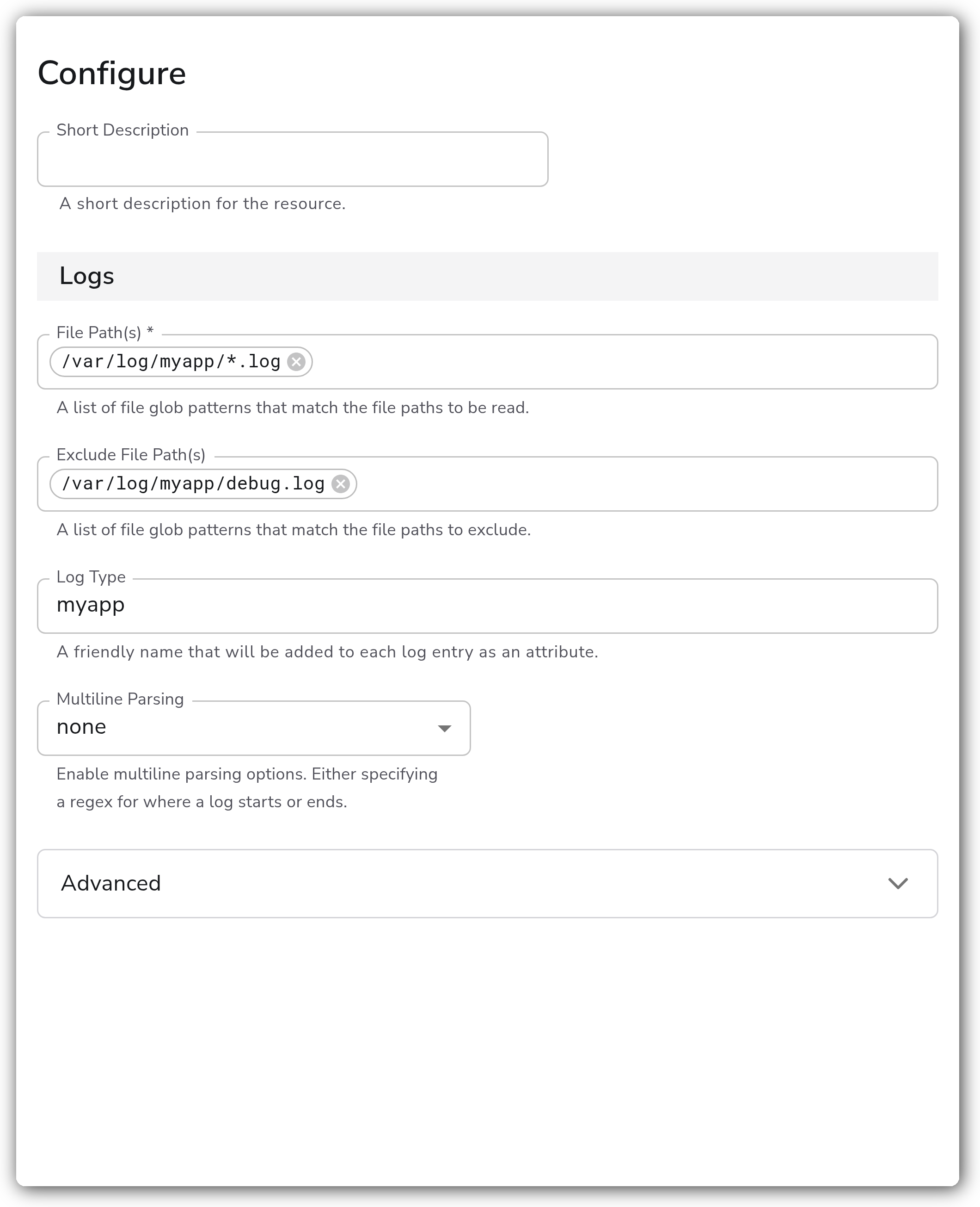 Bindplane docs - Filelog - image 1