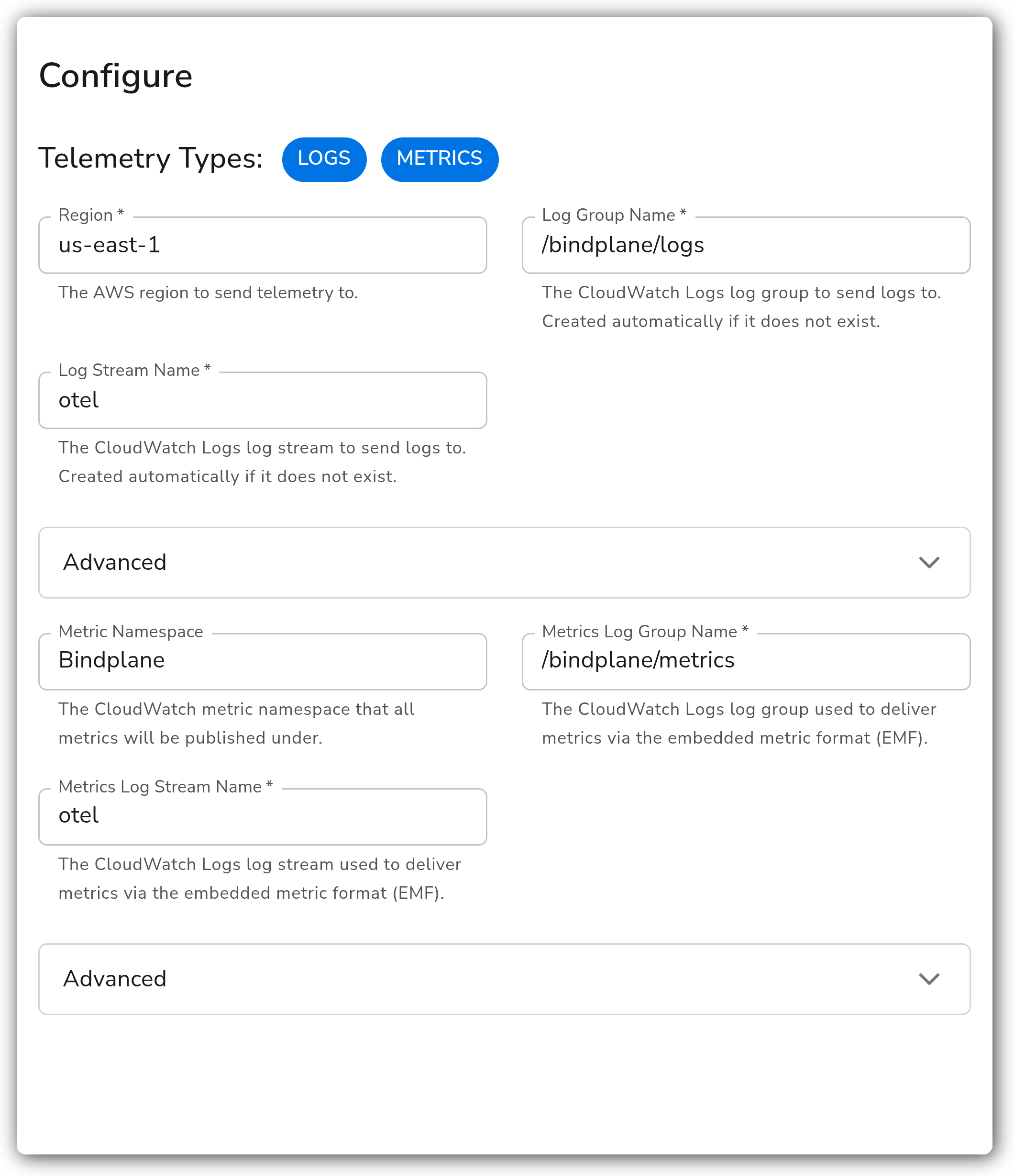 Bindplane docs - Amazon CloudWatch - image 1