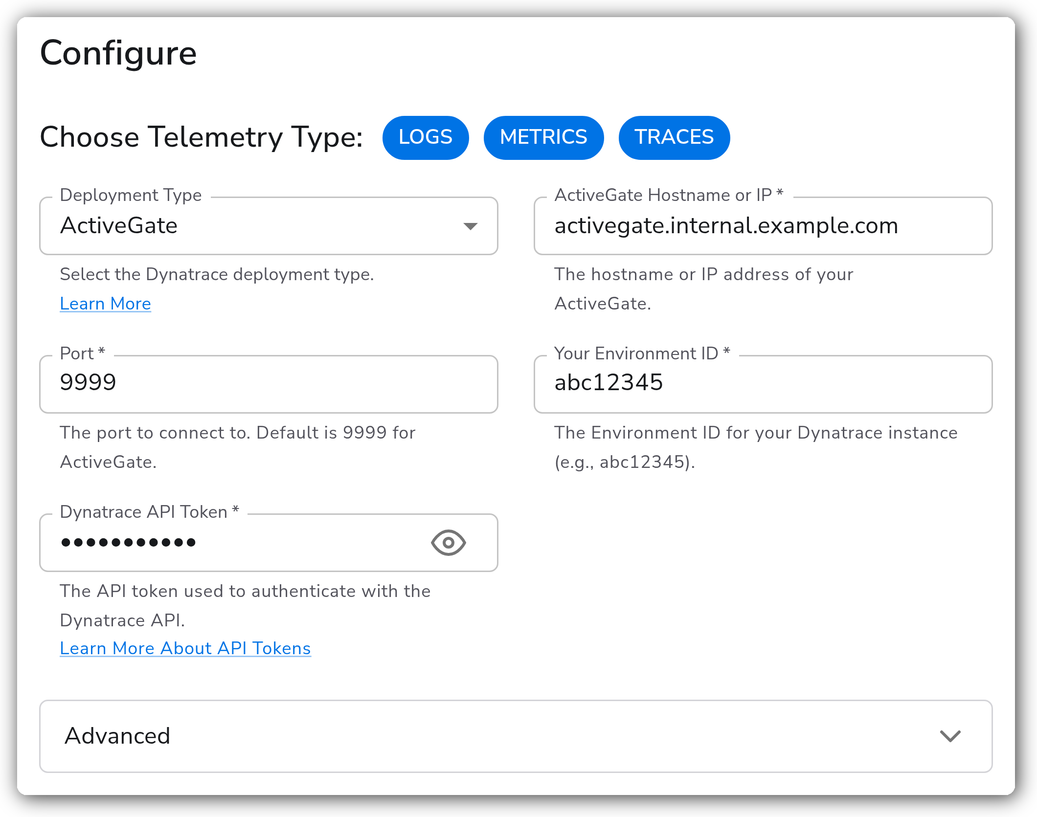 Bindplane docs - Dynatrace - image 3