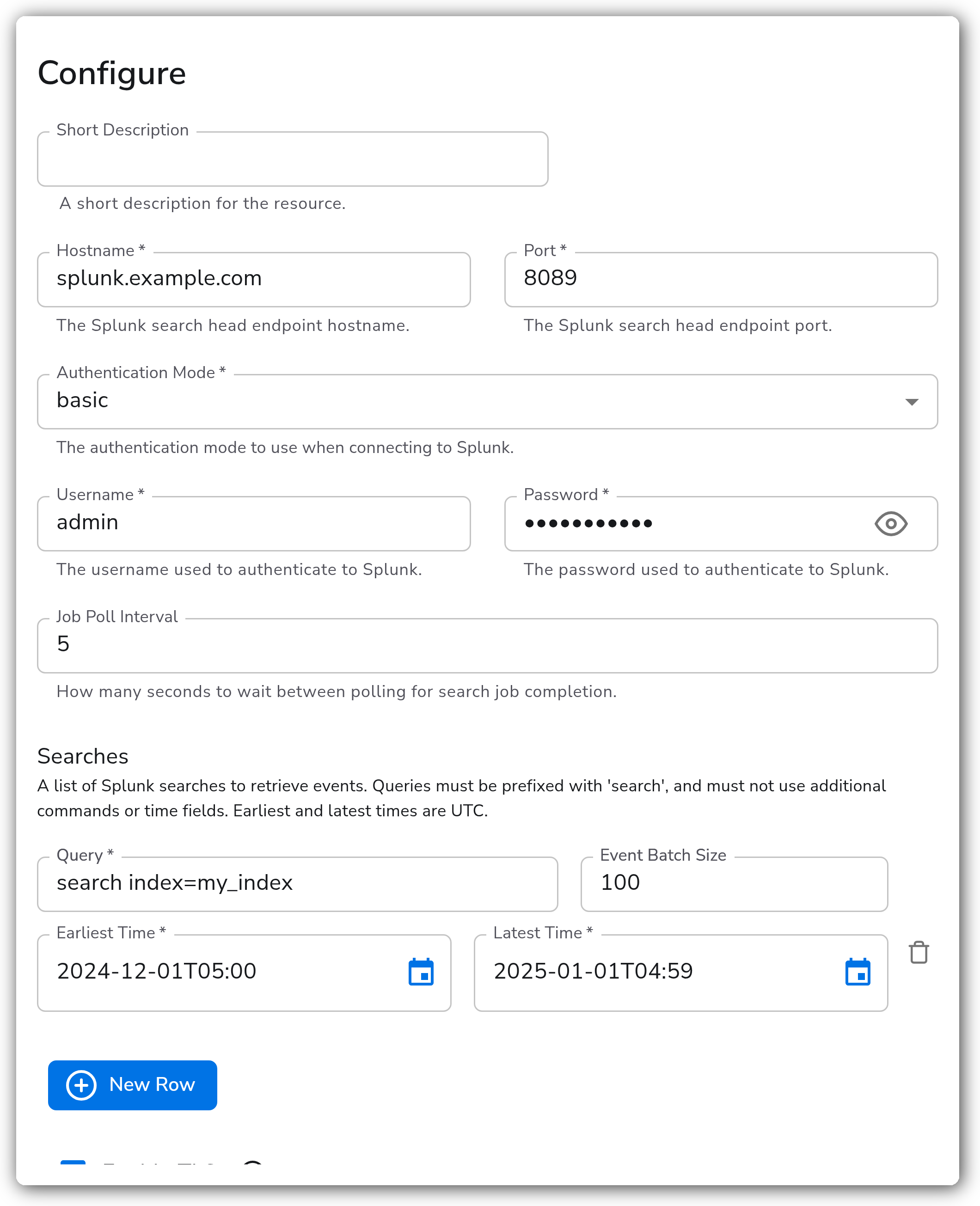 Bindplane docs - Splunk Search API - image 1
