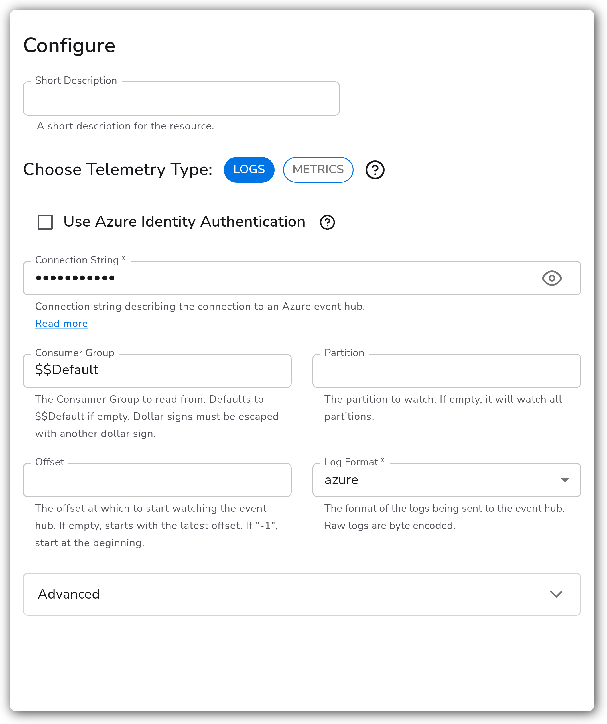 Bindplane docs - Azure Event Hub - image 1