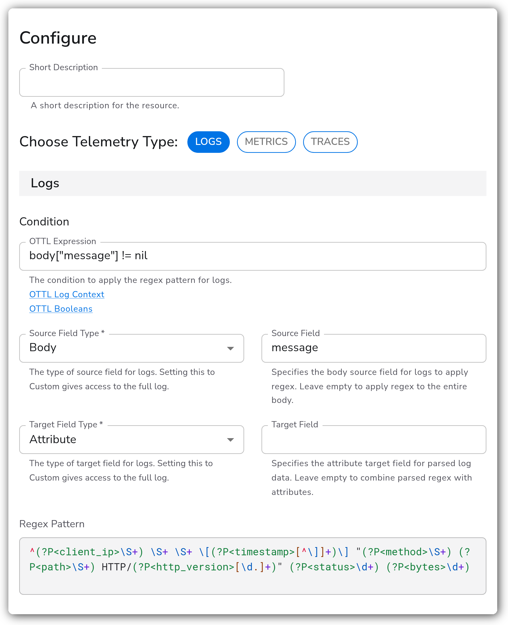 Bindplane docs - Parse with Regex - image 2