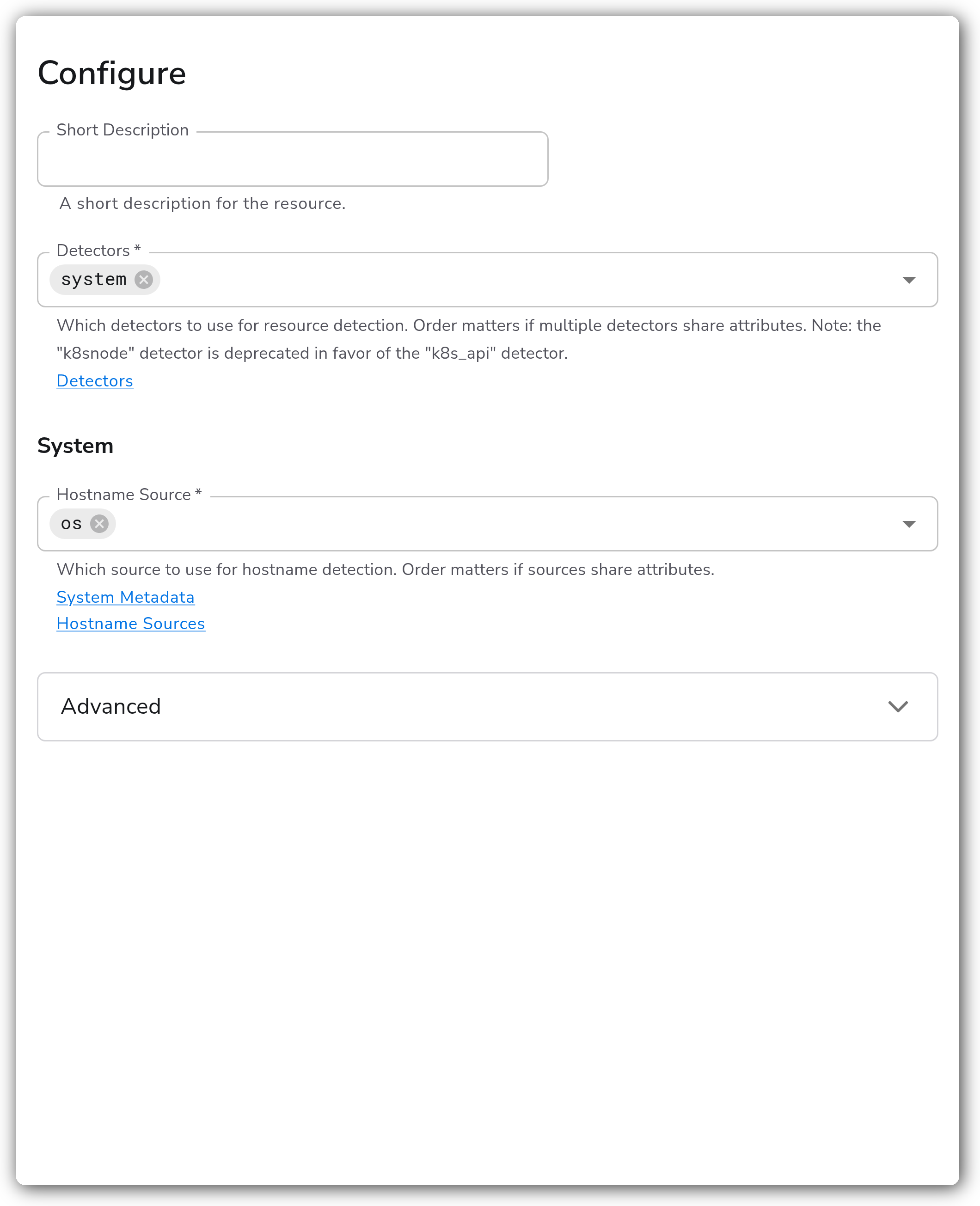 Bindplane docs - Resource Detection - image 1