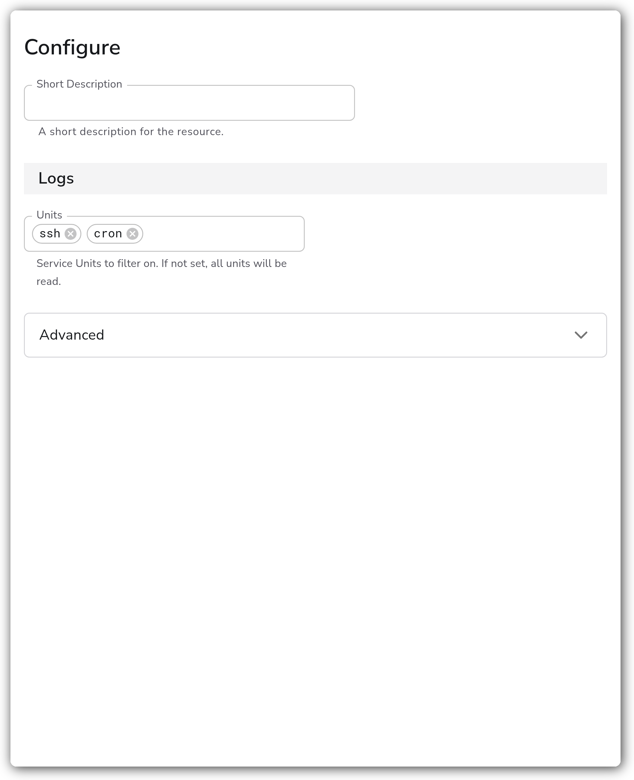 Bindplane docs - Journald - image 1