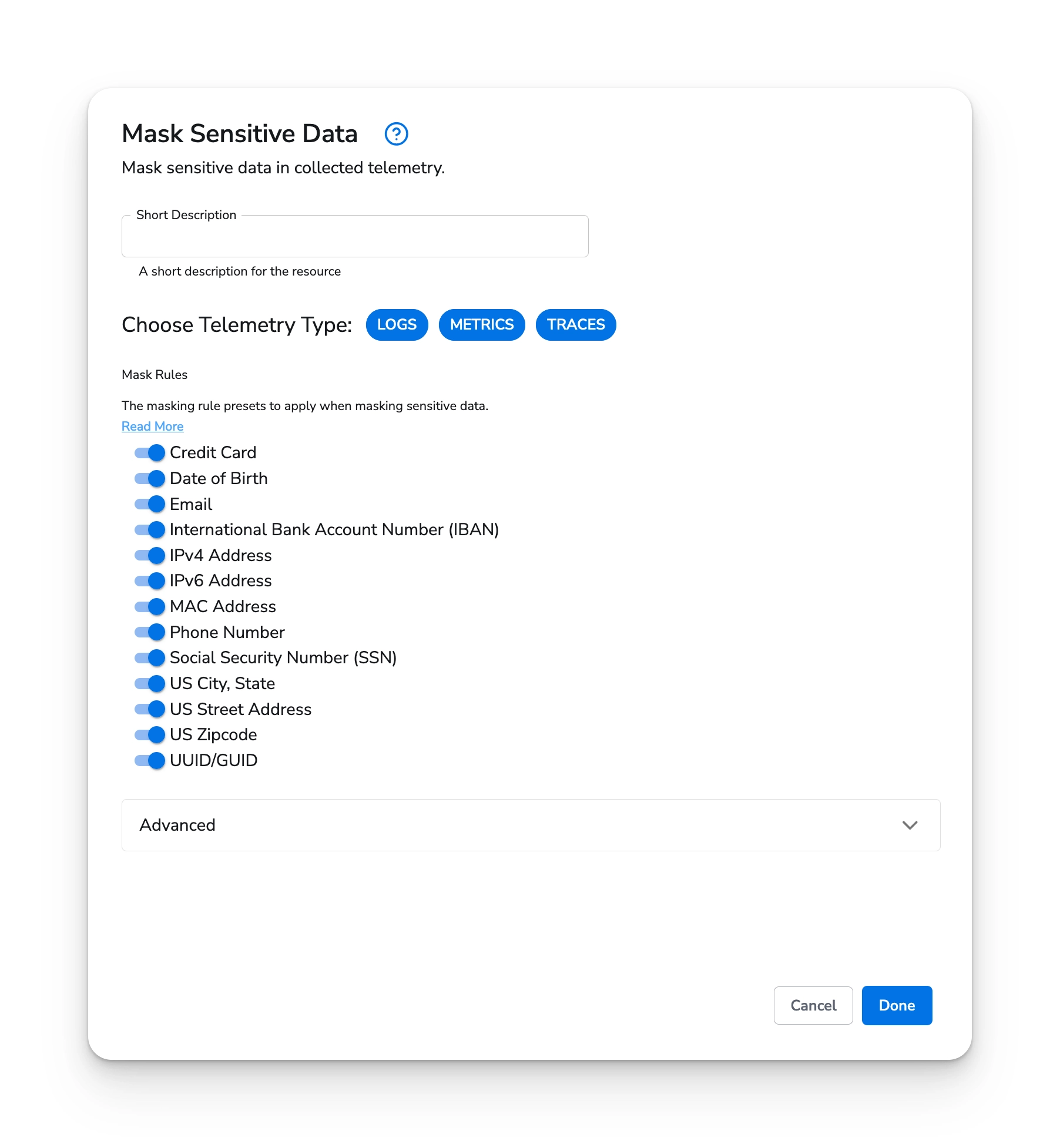 Bindplane docs - Mask Sensitive Data - image 1