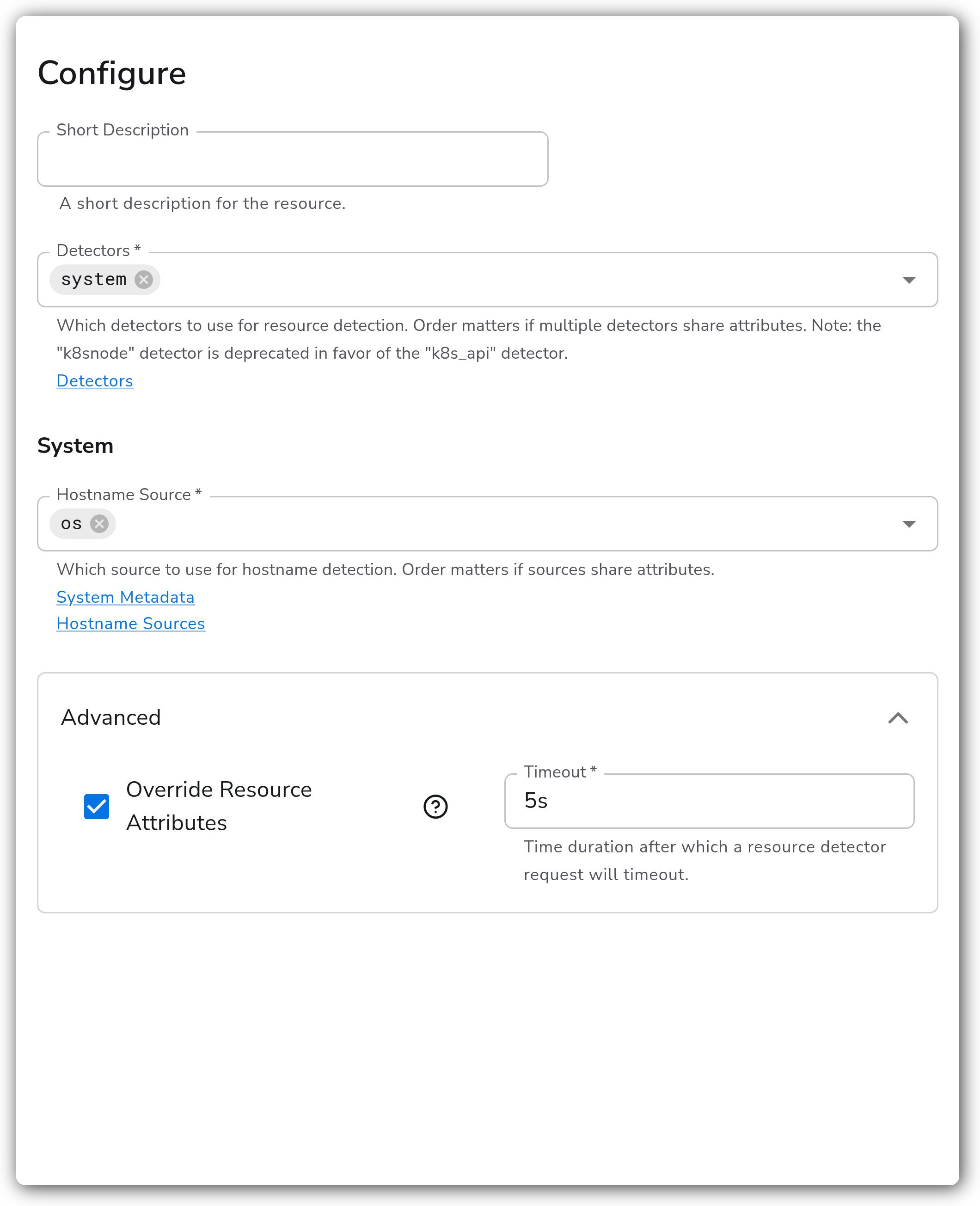 Bindplane docs - Resource Detection - image 2