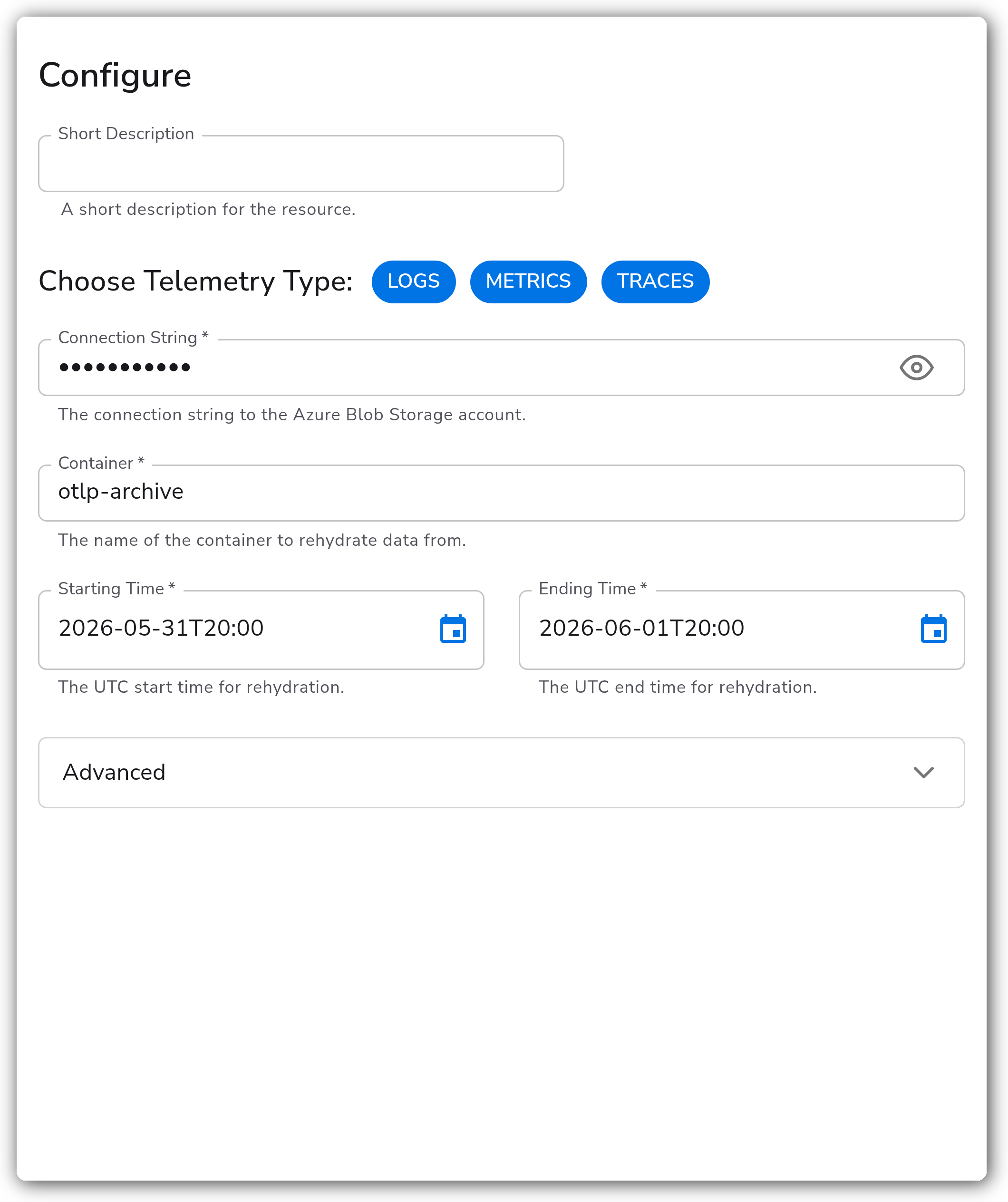 Bindplane docs - Azure Blob Rehydration - image 1