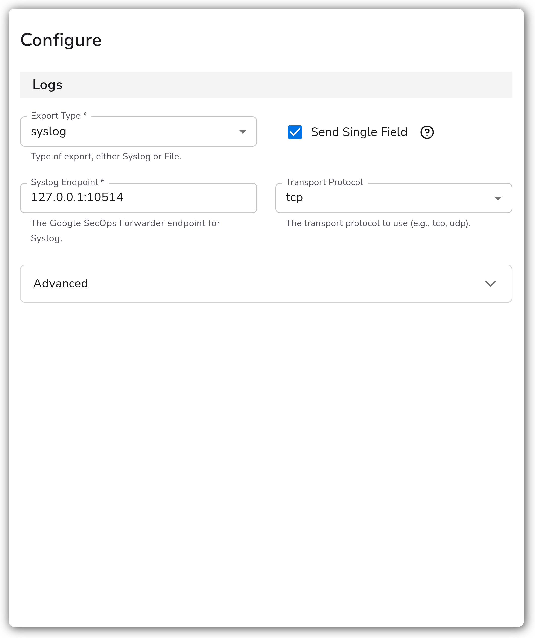 Bindplane docs - Google SecOps (Chronicle) Forwarder - image 1