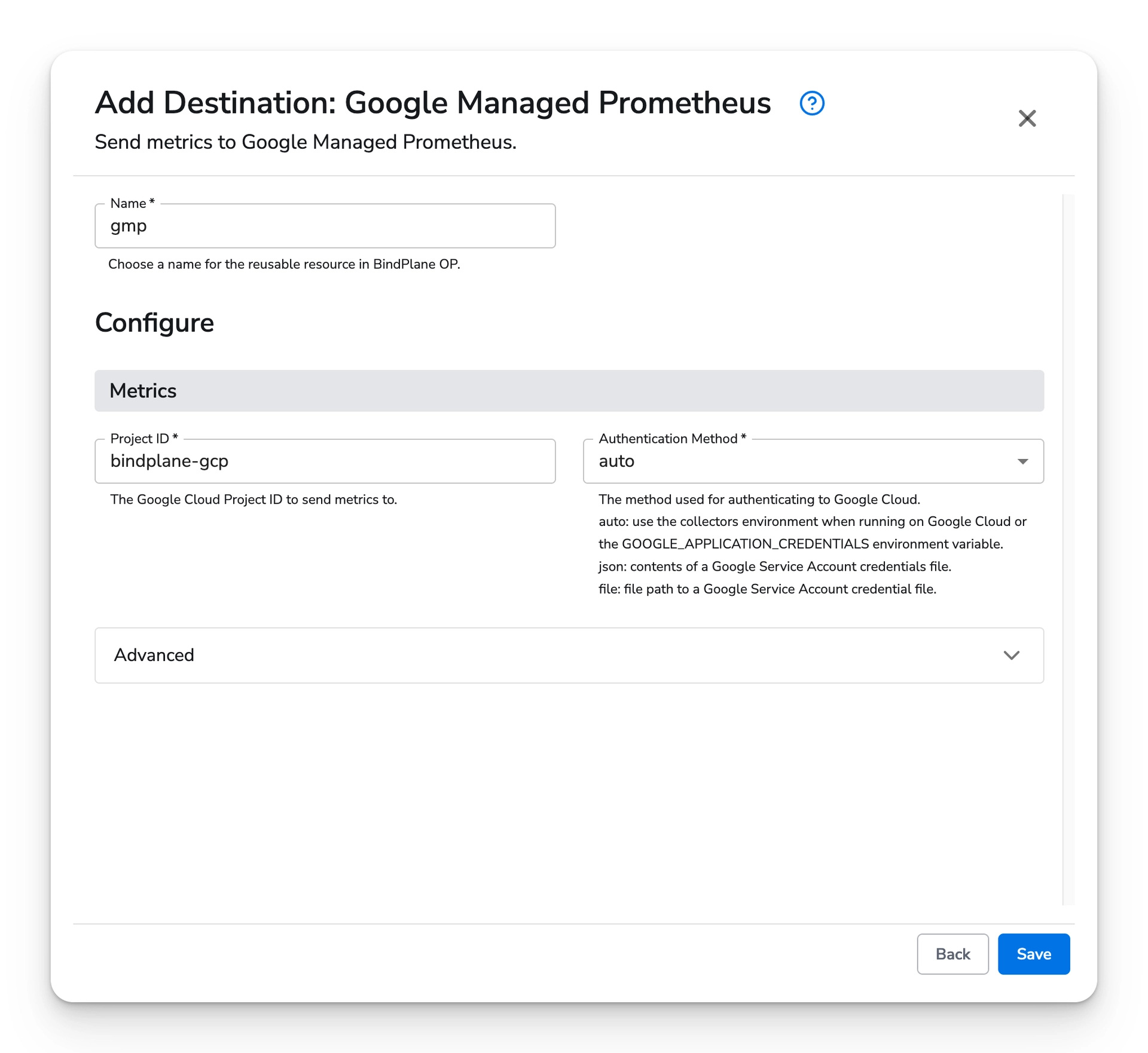 Bindplane docs - Google Cloud Managed Service for Prometheus - image 1